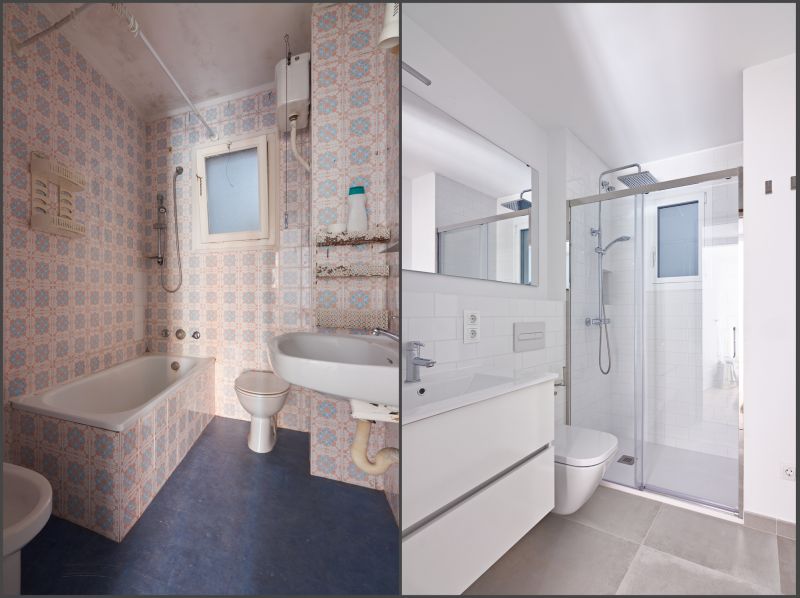 Before and After Bathtub Replacement